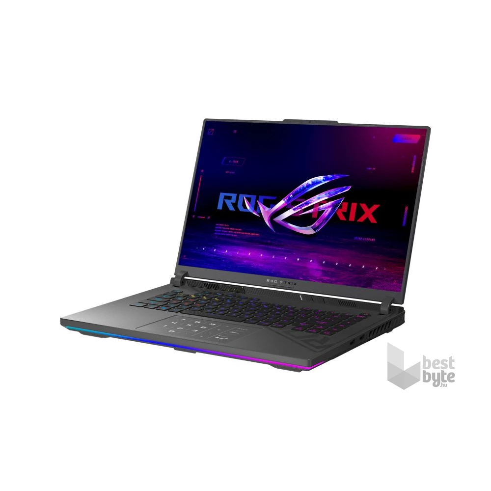 Asus ROG Strix G16 G614JI-N4133W laptop (16"WQXGA/Intel Core i7-13650HX/RTX 4070 8GB/16GB RAM/512GB/Win11) - szürke