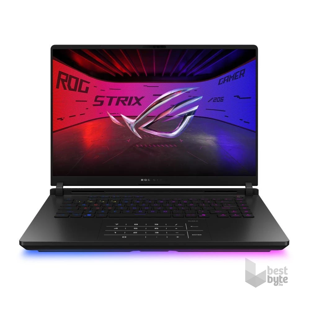 Asus ROG Strix G635LX-RW042W laptop (16"WQXGA/Intel Core Ultra 9 275HX/RTX 5090 24GB/64GB RAM/2TB/Win11) - fekete