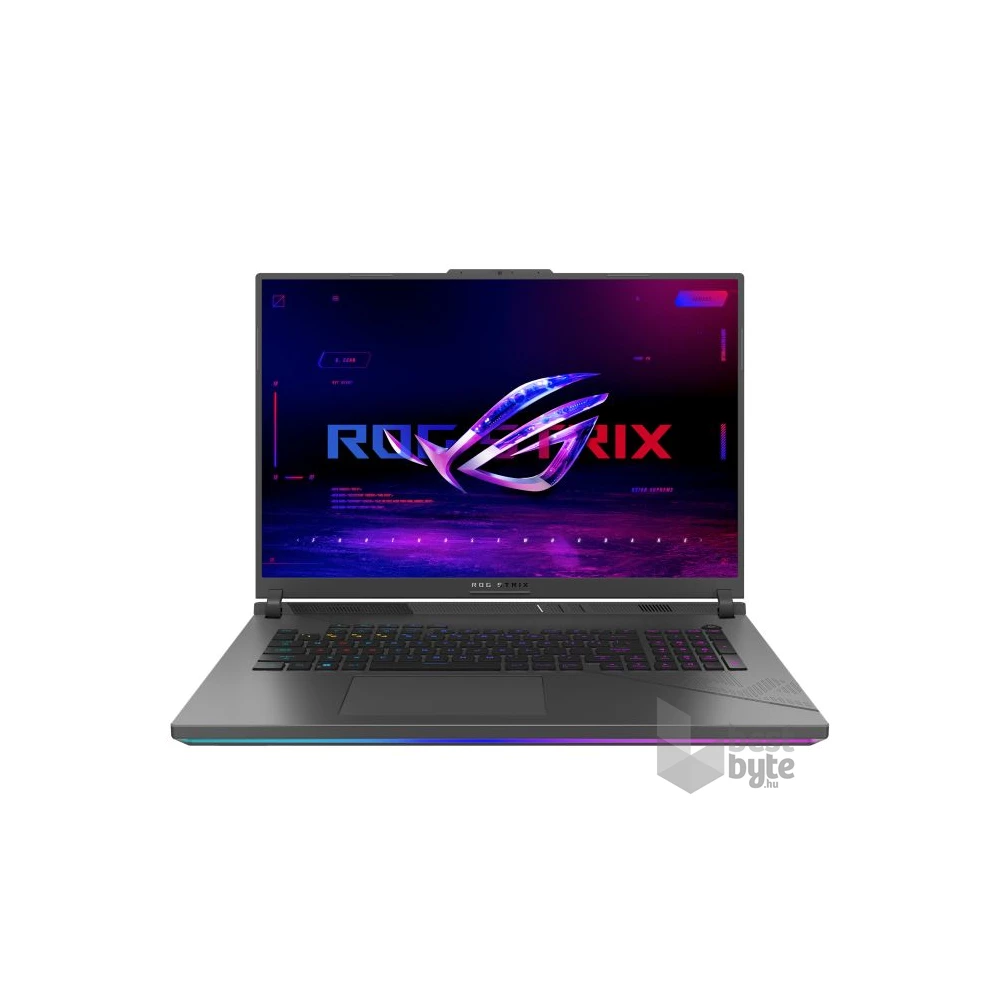 Asus ROG Strix G814JVR-N6006W laptop (18"WQXGA/Intel Core i9-14900HX/RTX 4060 8GB/16GB RAM/1TB/Win11) - szürke