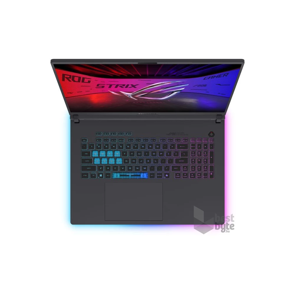 Asus ROG Strix G815LR-S9068W laptop (18"WQXGA/Intel Core Ultra 7 255HX/RTX 5070 Ti 12GB/32GB RAM/1TB/Win11) - szürke