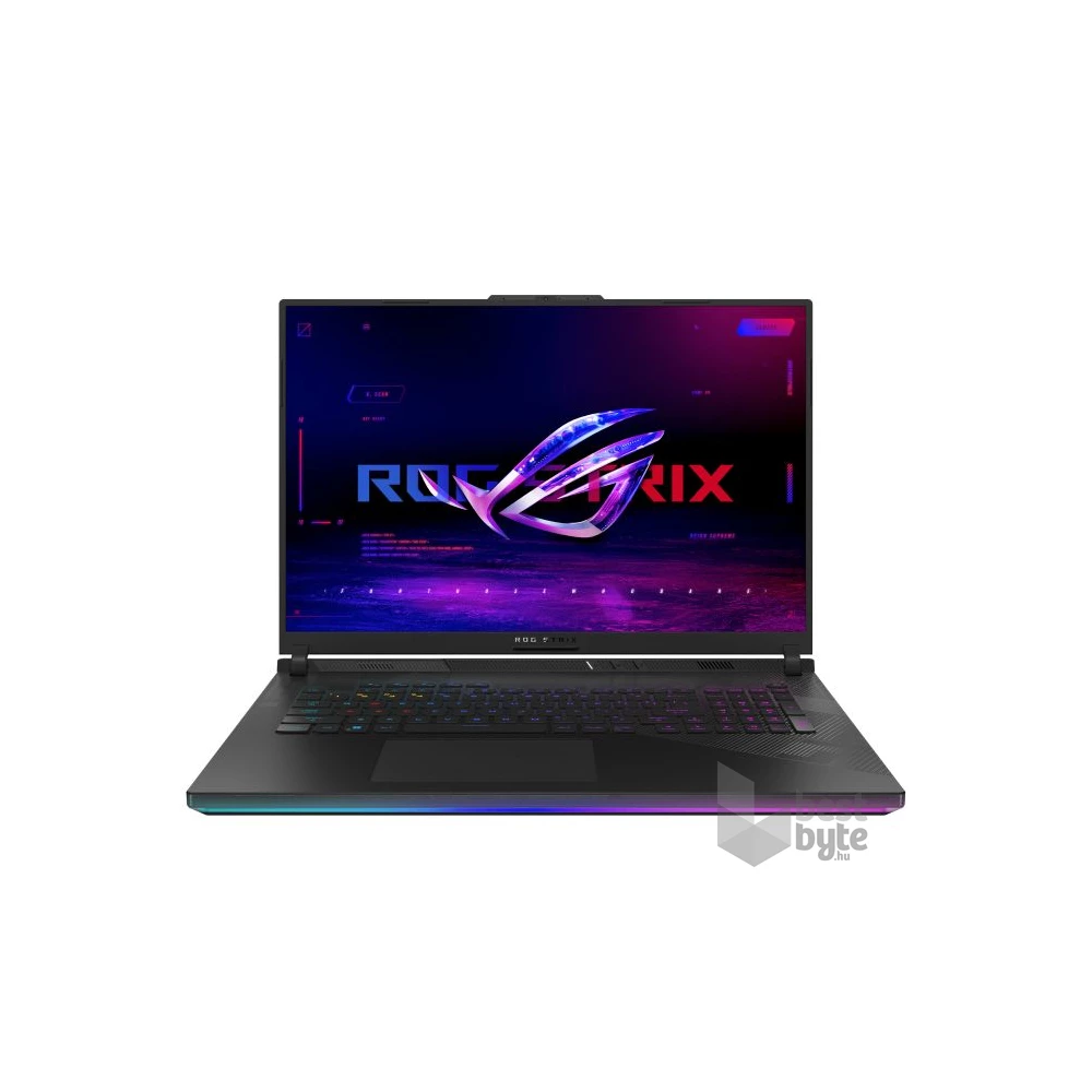 Asus ROG Strix SCAR 18 G834JYR-R6168W laptop (18"WQXGA/Intel Core i9-14900HX/RTX 4090 16GB/64GB RAM/2TB/Win11) - fekete