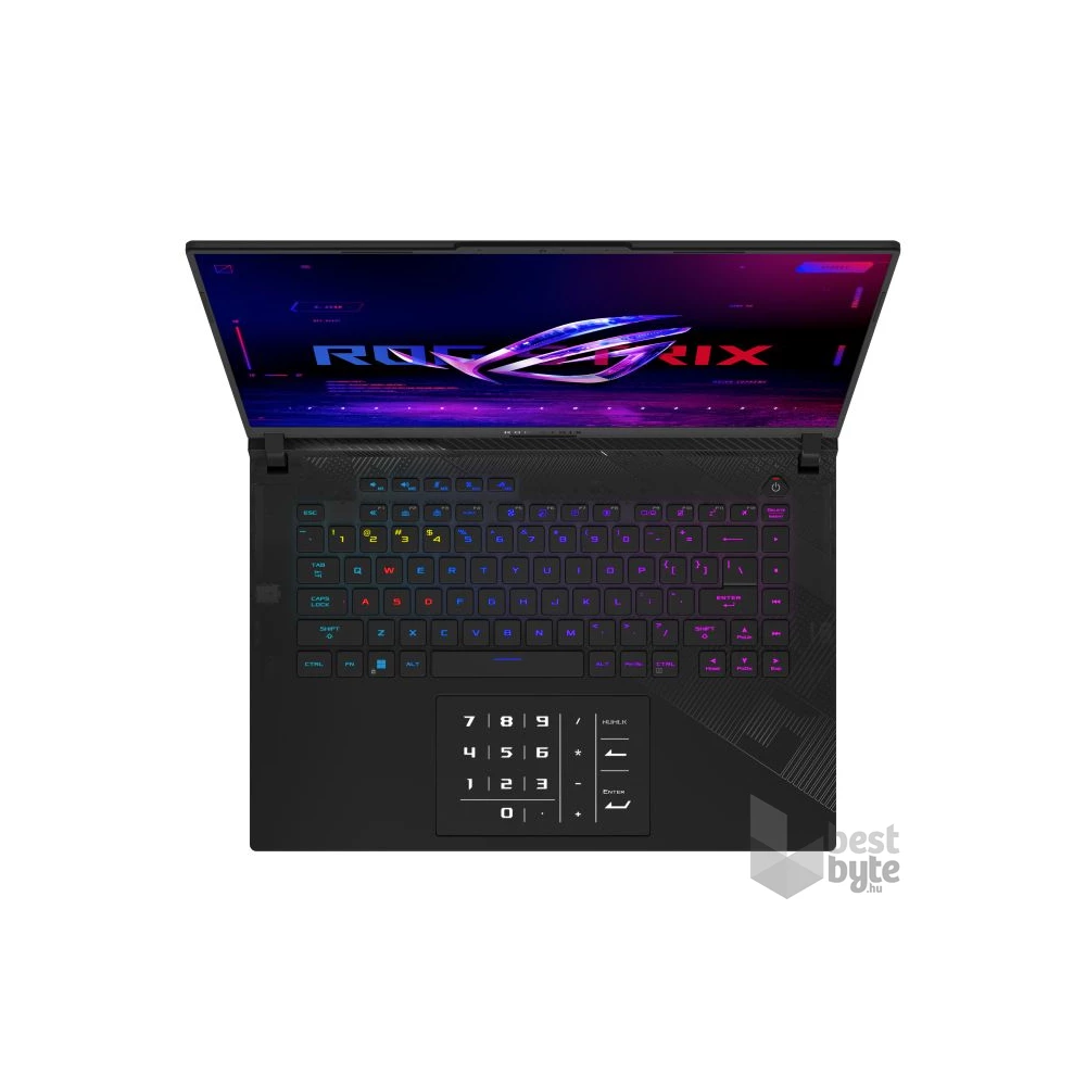 Asus ROG Strix Scar 16 G634JYR-RA026W laptop (16"WQXGA/Intel Core i9-14900HX/RTX 4090 16GB/32GB RAM/2TB/Win11) - fekete