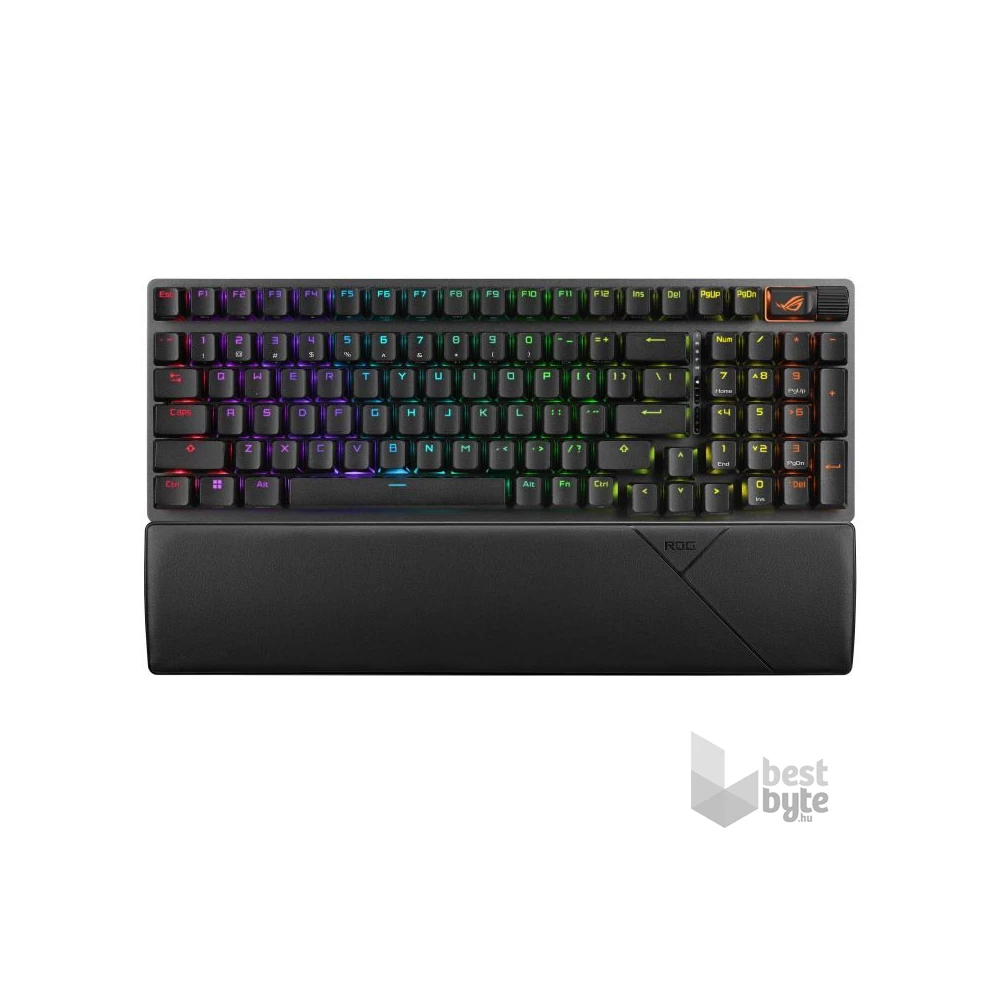 Asus ROG Strix Scope II 96 HUN vezeték nélküli fekete gamer billentyűzet