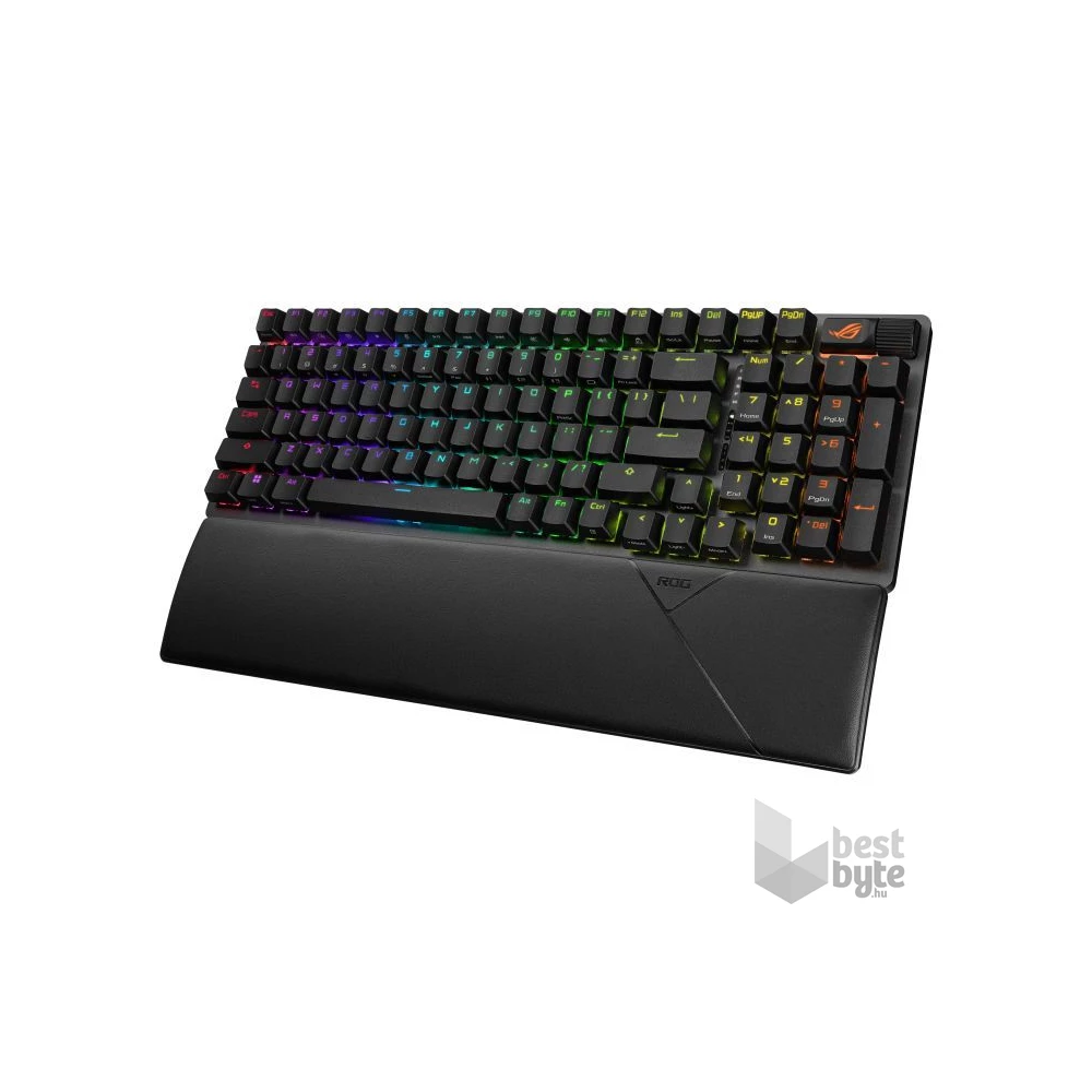 Asus ROG Strix Scope II 96 HUN vezeték nélküli fekete gamer billentyűzet