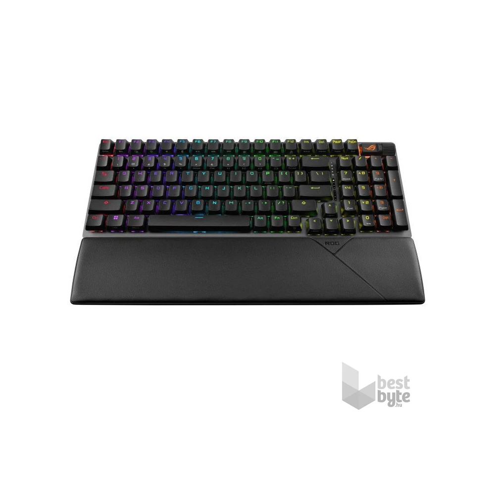 Asus ROG Strix Scope II 96 HUN vezeték nélküli fekete gamer billentyűzet