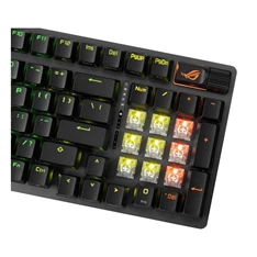 Asus ROG Strix Scope II 96 HUN vezeték nélküli fekete gamer billentyűzet