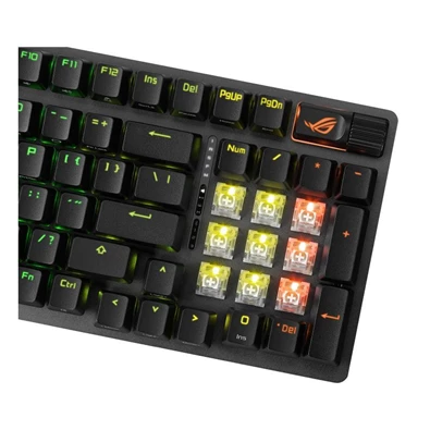 Asus ROG Strix Scope II 96 HUN vezeték nélküli fekete gamer billentyűzet