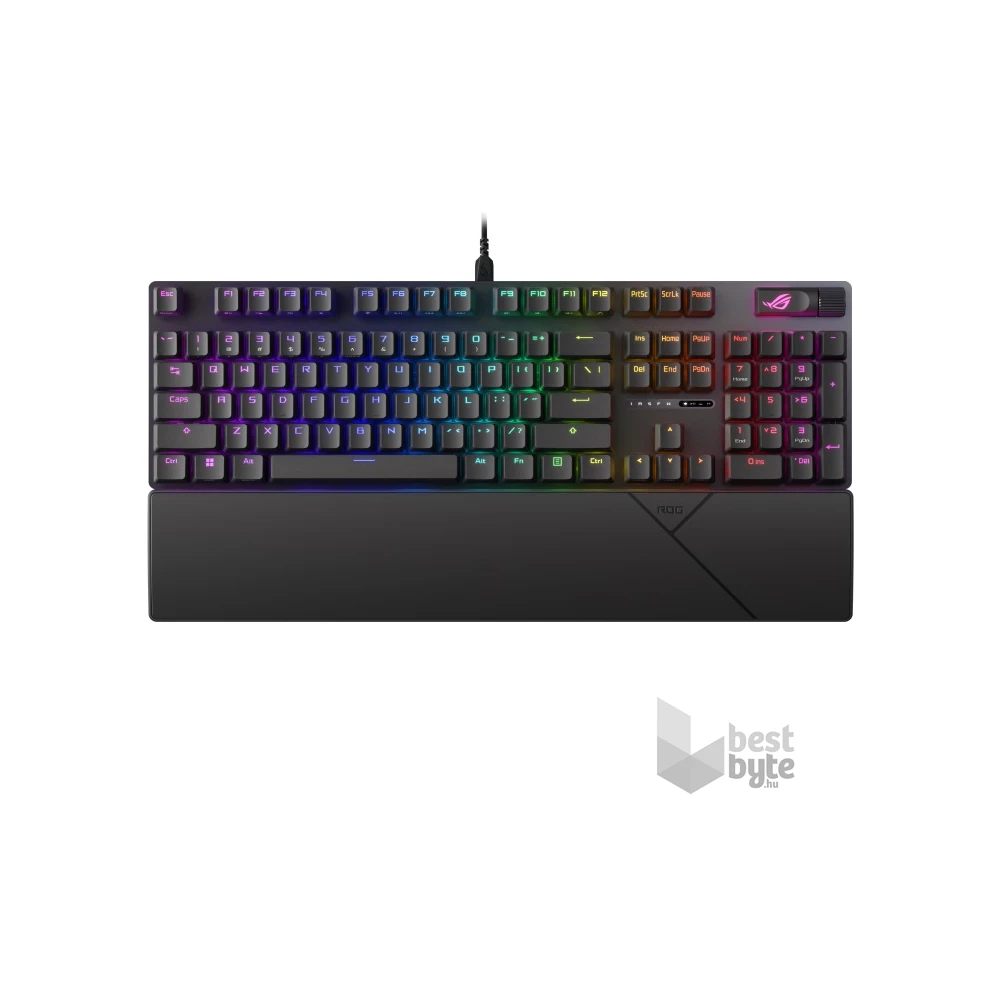 Asus ROG Strix Scope II RX HUN USB fekete vezetékes billentyűzet