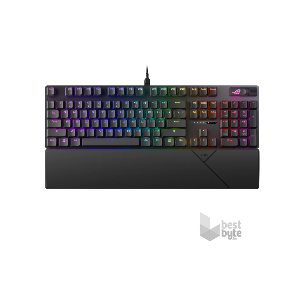 Asus ROG Strix Scope II RX HUN USB fekete vezetékes billentyűzet