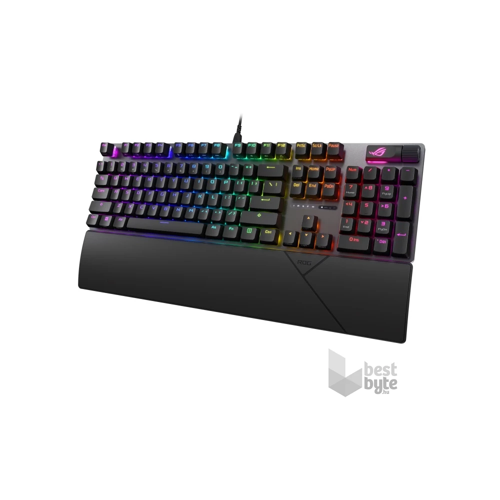 Asus ROG Strix Scope II RX HUN USB fekete vezetékes billentyűzet