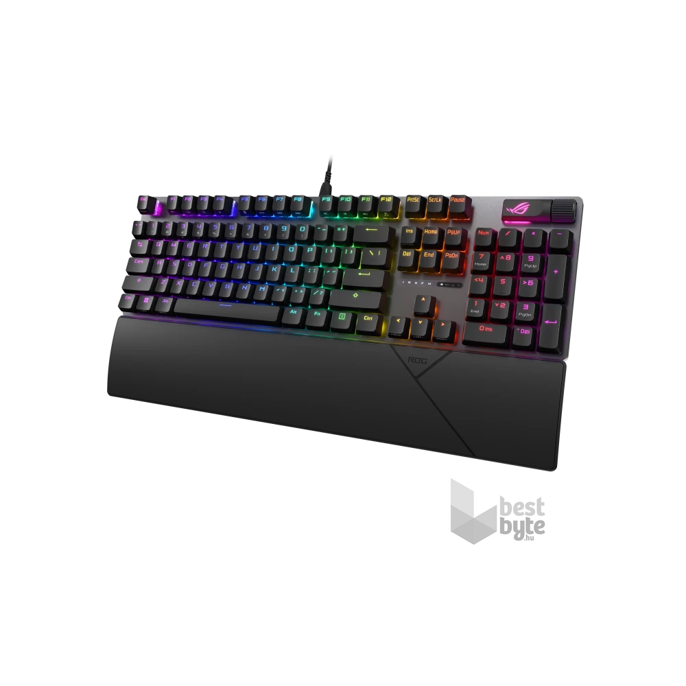 Asus ROG Strix Scope II RX HUN USB fekete vezetékes billentyűzet