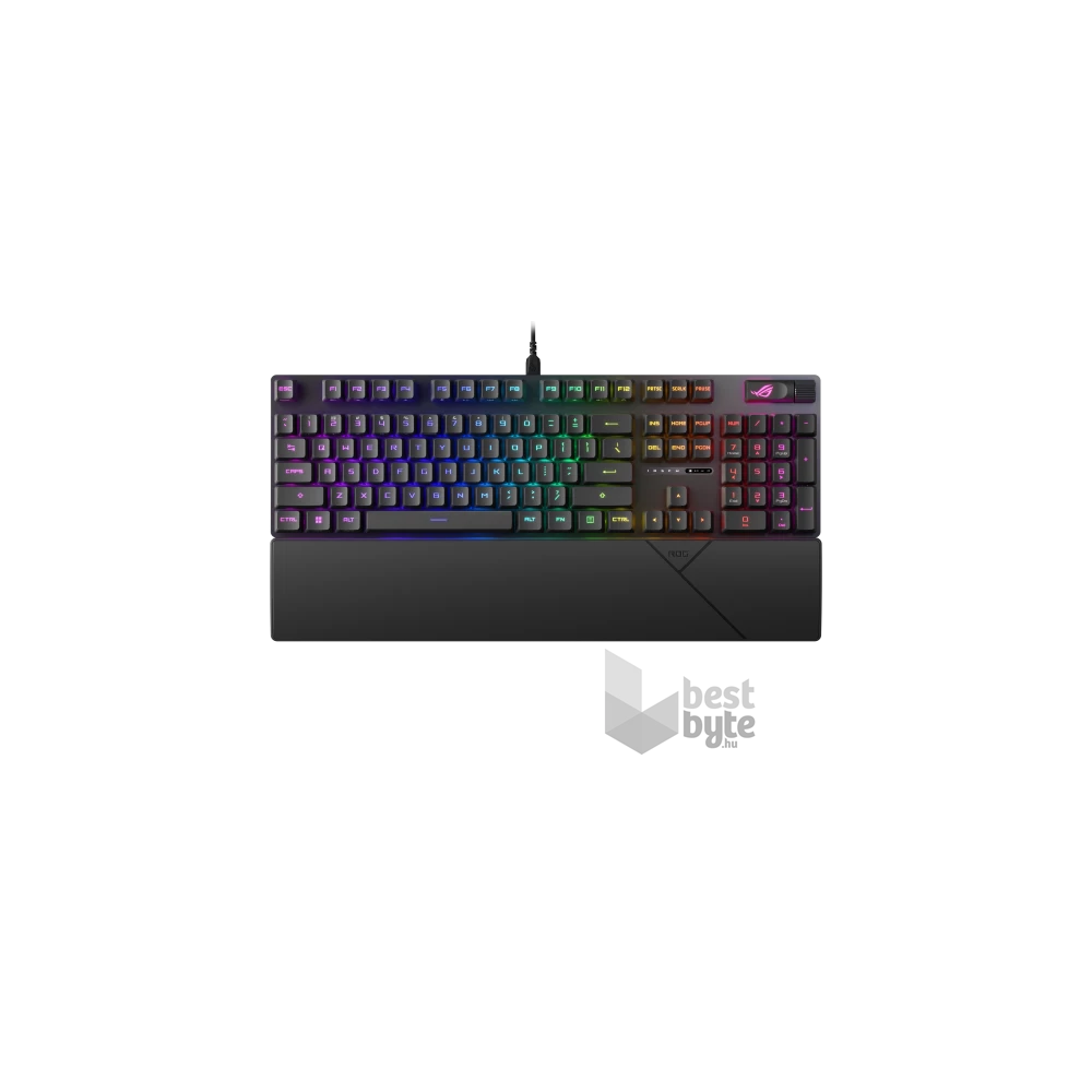 Asus ROG Strix Scope II RX HUN USB fekete vezetékes billentyűzet