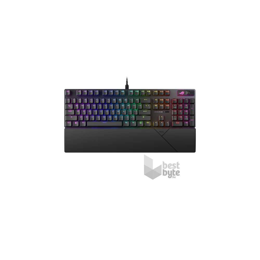 Asus ROG Strix Scope II HUN USB fekete vezetékes billentyűzet