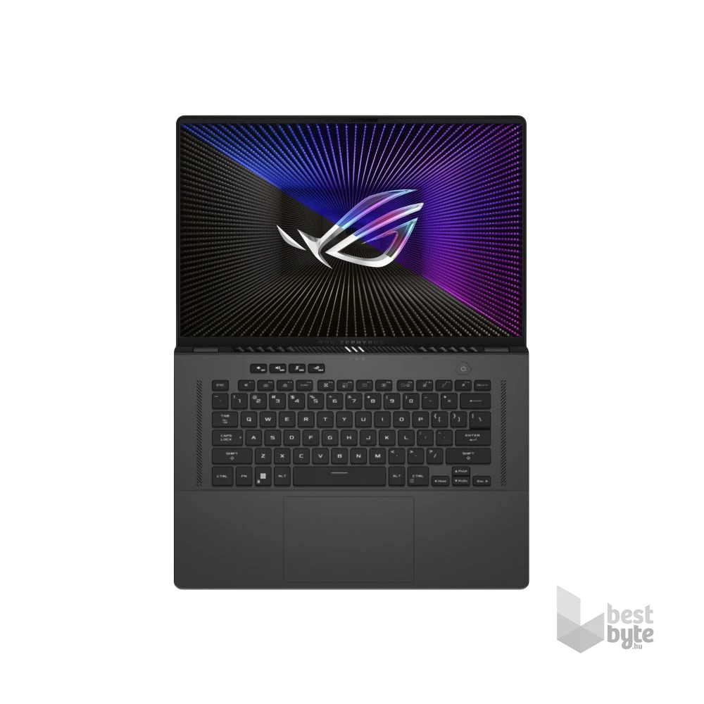 Asus ROG Zephyrus G16 GU603ZV-N4007W laptop (16"WQXGA/Intel Core i7-12700H/RTX 4060 8GB/16GB RAM/512GB/Win11) - szürke