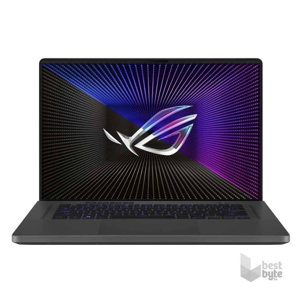 Asus ROG Zephyrus G16 GU603ZV-N4007W laptop (16"WQXGA/Intel Core i7-12700H/RTX 4060 8GB/16GB RAM/512GB/Win11) - szürke