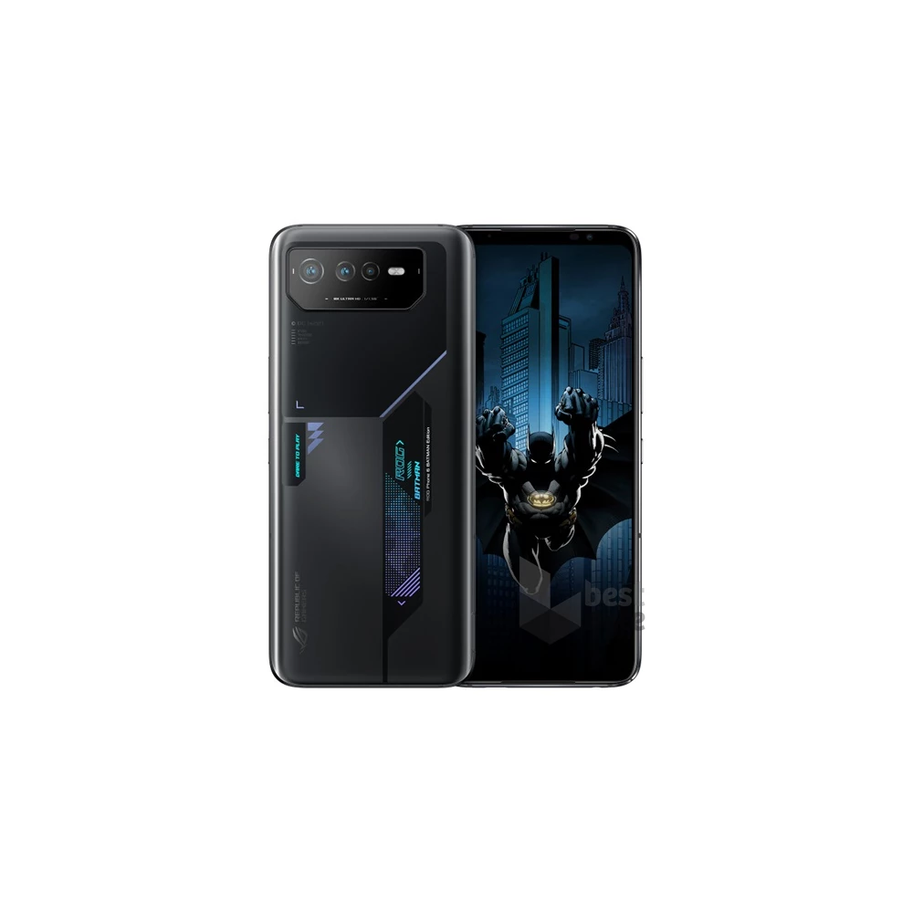 Asus Rog Phone 6 Batman Edition 12/256GB DualSIM kártyafüggetlen okostelefon - fekete (Android)