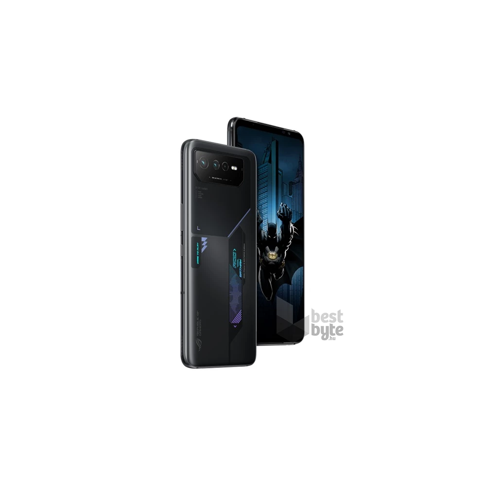 Asus Rog Phone 6 Batman Edition 12/256GB DualSIM kártyafüggetlen okostelefon - fekete (Android)