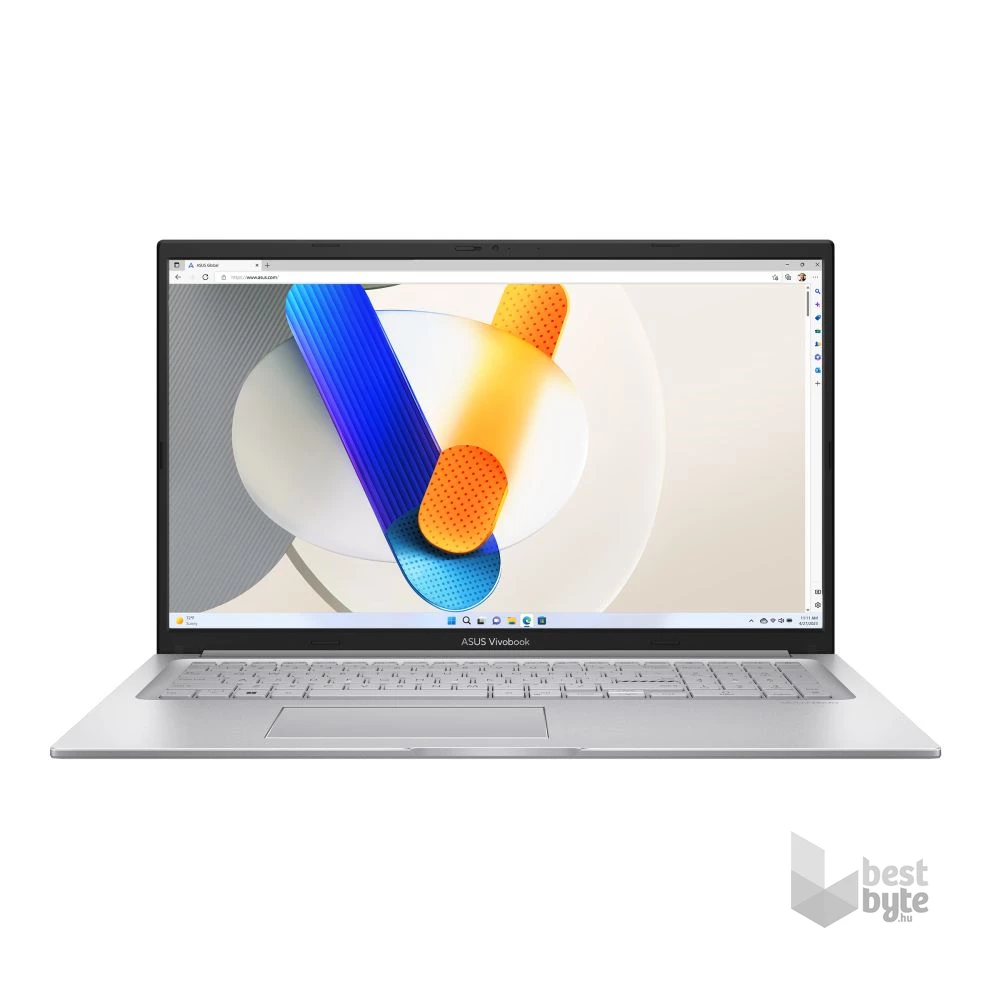 Asus VivoBook X1704ZA-AU240 laptop (17,3"FHD/Intel Core i3-1315U/Int.VGA/8GB RAM/512GB) - ezüst