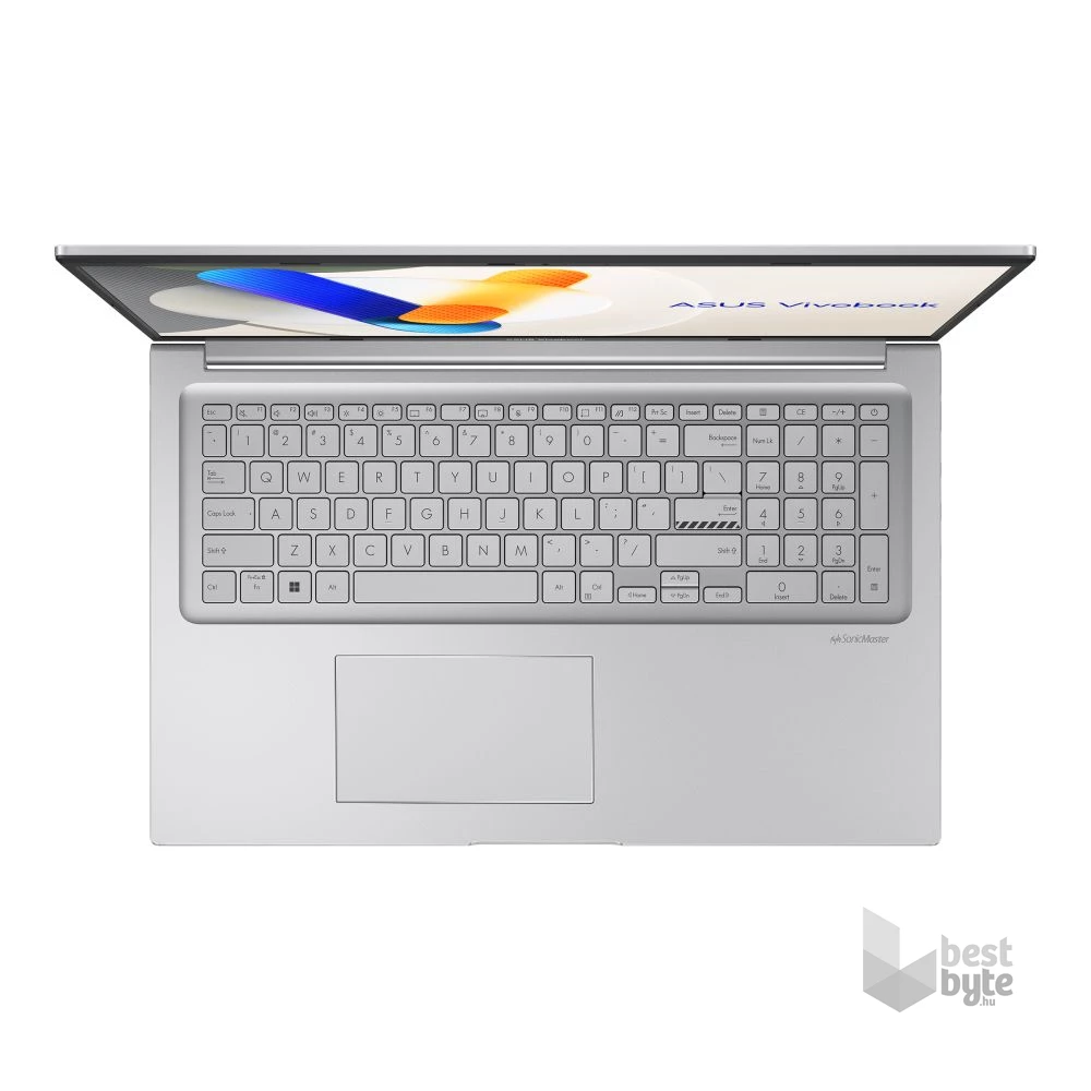 Asus VivoBook X1704ZA-AU240 laptop (17,3"FHD/Intel Core i3-1315U/Int.VGA/8GB RAM/512GB) - ezüst