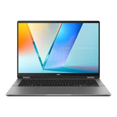 Asus Vivobook 14 Flip TP3407SA-QL021W 2in1 laptop (14"WUXGA Touch Core Ultra 7 256V/Int.VGA/16GB RAM/1TB/Win11) - szürke