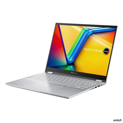 Asus Vivobook Flip TN3402YA-LZ032W laptop (14"WUXGA/AMD Ryzen 5-7530U/Int.VGA/16GB RAM/512GB/Win11) - ezüst