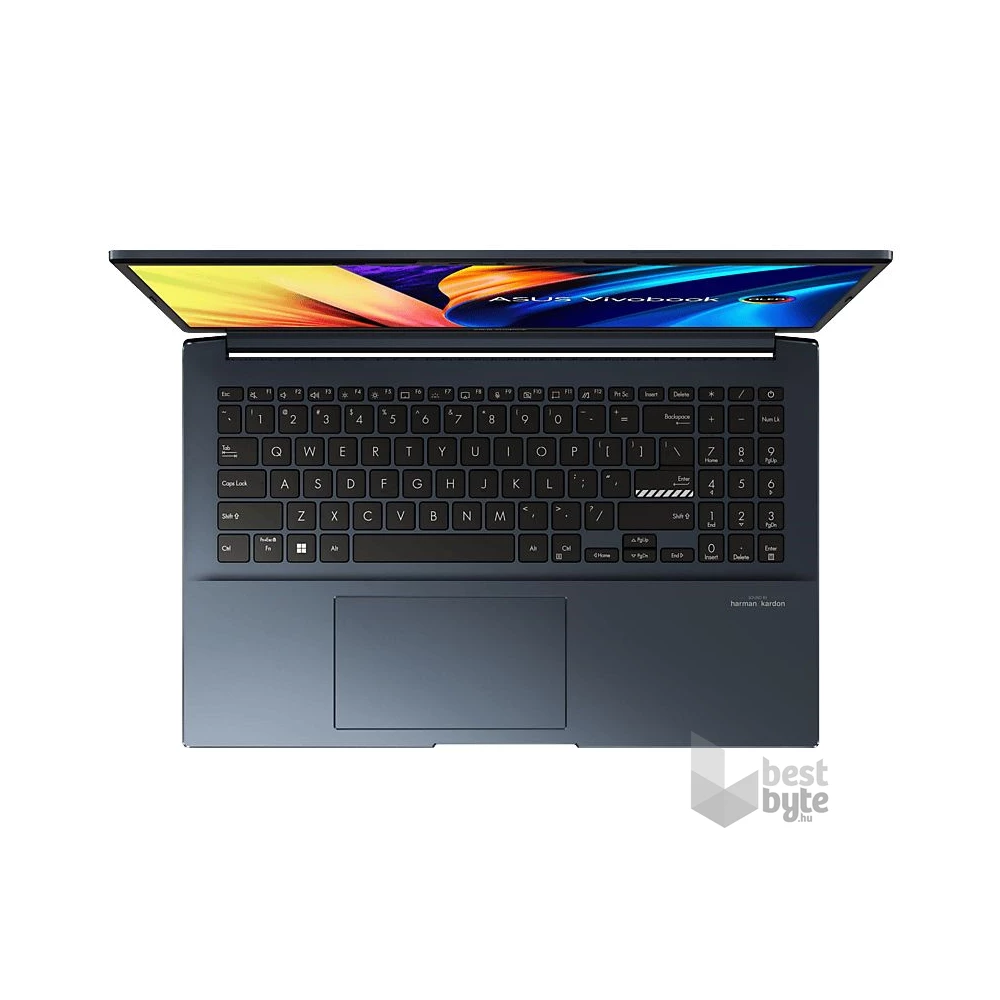 Asus Vivobook Pro M6500QE-L1023 laptop (15,6"FHD/AMD Ryzen 5-5600H/RTX 3050 Ti 4GB/16GB RAM/512GB/FreeDOS) - kék