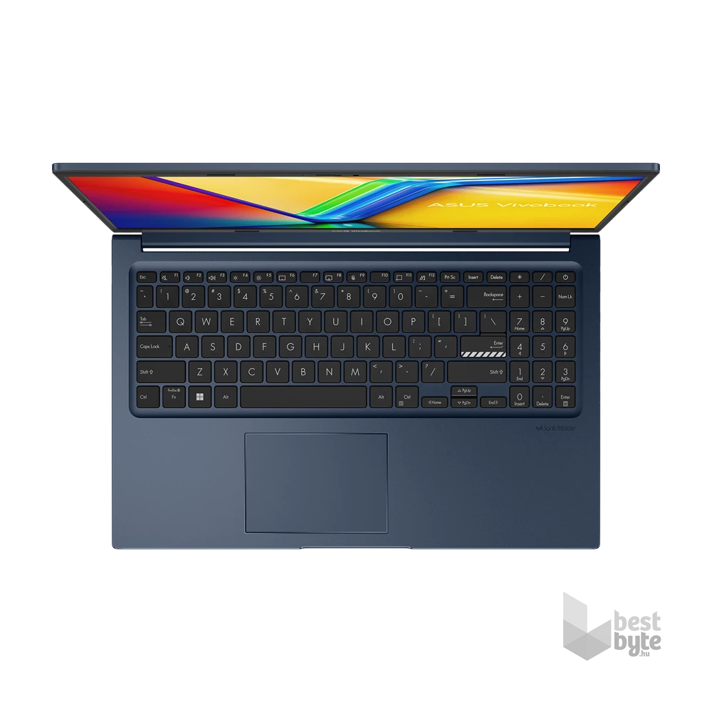 Asus Vivobook X1504ZA-BQ856W laptop (15,6"FHD/Intel Core i3-1215U/Int.VGA/8GB RAM/512GB/Win11) - kék