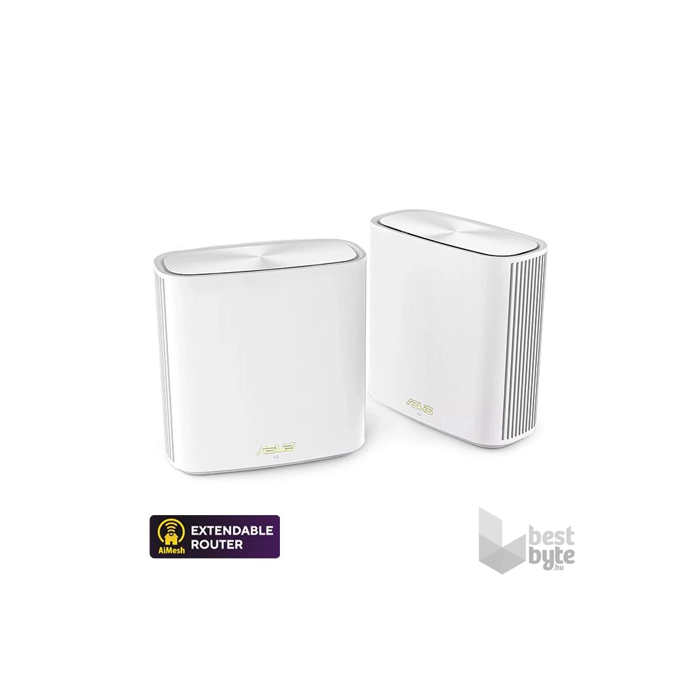 Asus ZenWiFi AX5400 Mesh XD6 (2db-os) fehér vezeték nélküli router