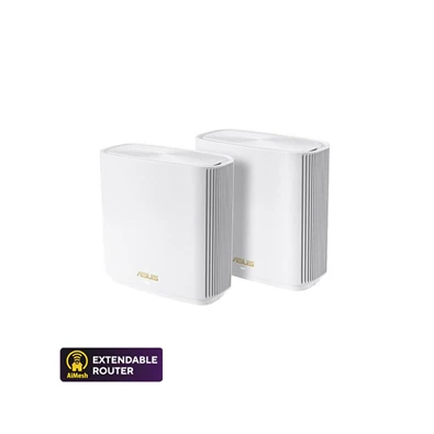 Asus ZenWifi AX XT8 (2db-os) fehér Vezeték nélküli Router