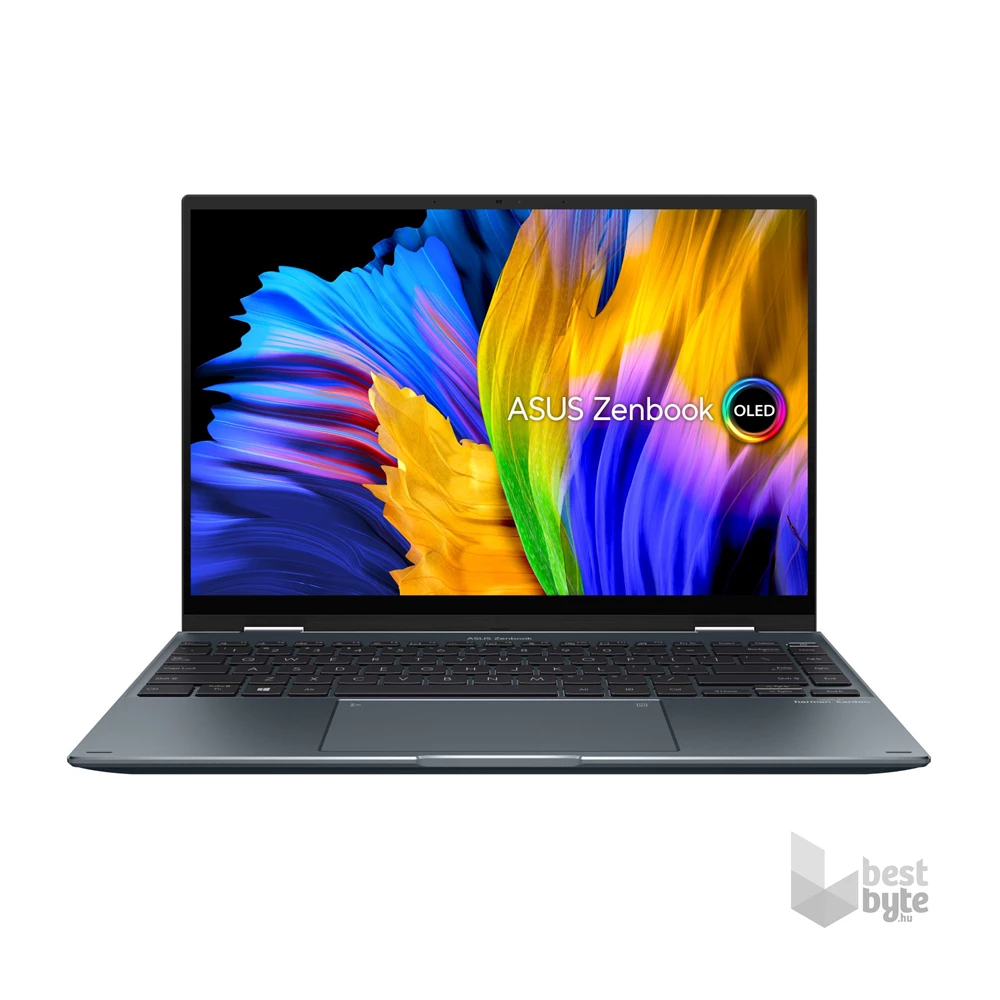 Asus Zenbook Flip UP5401EA-KN094W laptop (14"WQXGA+/Intel Core i7-1165G7/Int.VGA/16GB RAM/1TB/Win11) - szürke
