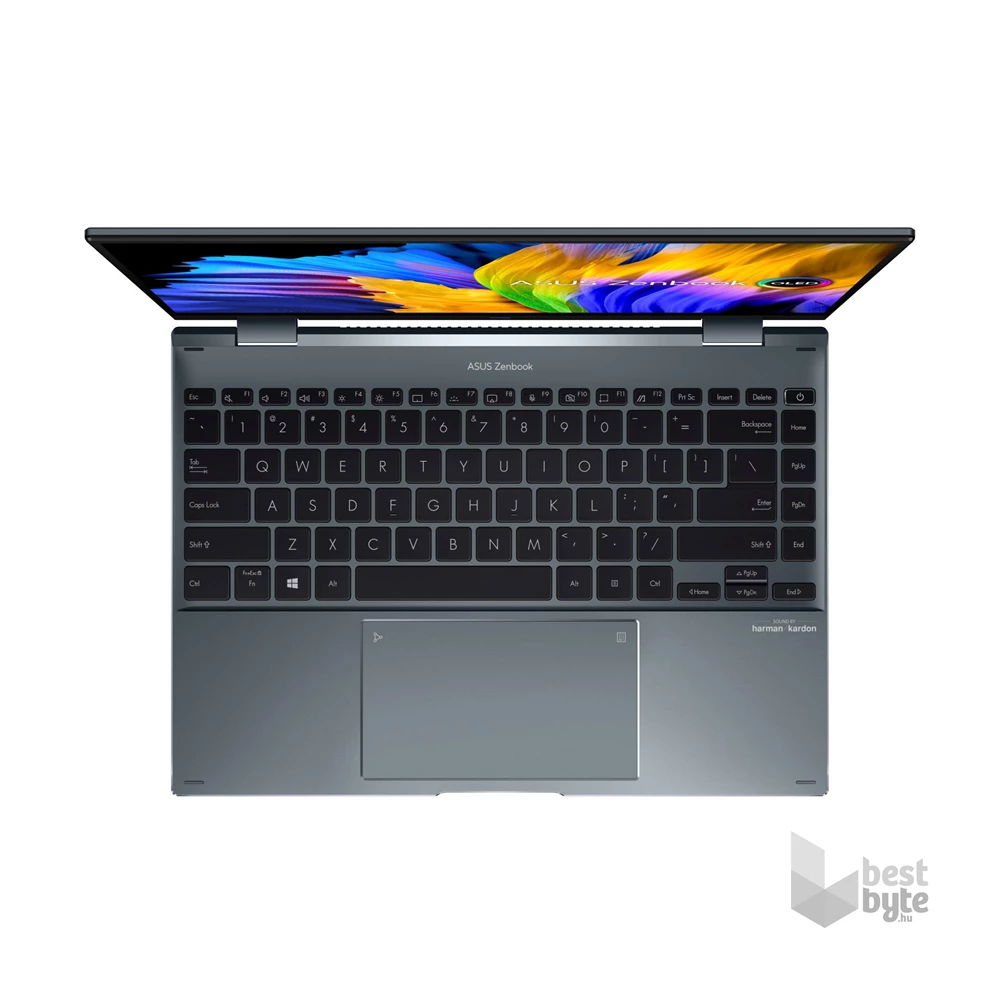 Asus Zenbook Flip UP5401EA-KN094W laptop (14"WQXGA+/Intel Core i7-1165G7/Int.VGA/16GB RAM/1TB/Win11) - szürke