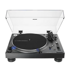 Audio-Technica AT-LP140XPBKEUK közvetlen hajtású professzionális fekete bakelit lemezjátszó