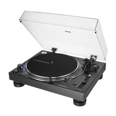 Audio-Technica AT-LP140XPBKEUK közvetlen hajtású professzionális fekete bakelit lemezjátszó