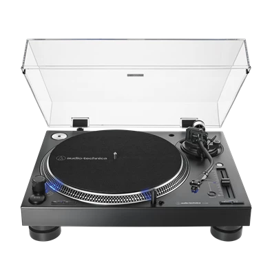 Audio-Technica AT-LP140XPBKEUK közvetlen hajtású professzionális fekete bakelit lemezjátszó