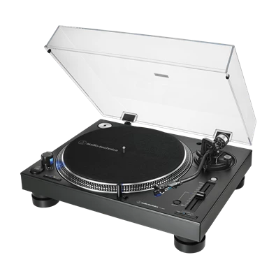 Audio-Technica AT-LP140XPBKEUK közvetlen hajtású professzionális fekete bakelit lemezjátszó