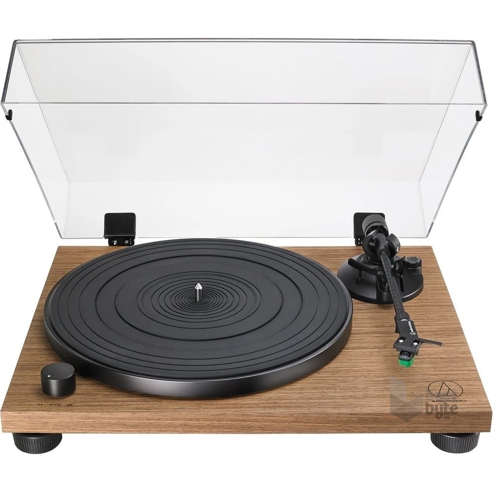 Audio-Technica AT-LPW40WN manuális szíjhajtásos diófa test lemezjátszó (Újszerű)