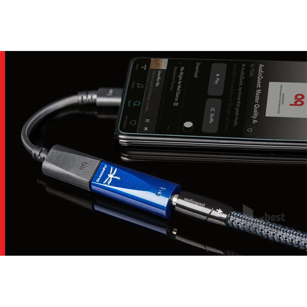 AudioQuest Dragonfly Black USB DAC előfok és fejhallgató erősítő