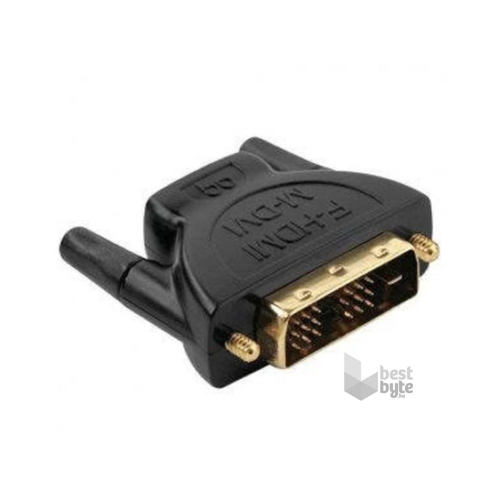AudioQuest HDM/DVIF2M HDMI Type A aljzat - DVI dugó aranyozott csatlakozós adapter