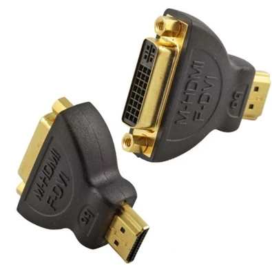 AudioQuest HDM/DVIM2F HDMI Type A dugó - DVI aljzat aranyozott csatlakozós adapter