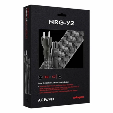 AudioQuest NRG-Y2 NRGY2EU02 2m C7 piskóta - Schuko hálózati kábel
