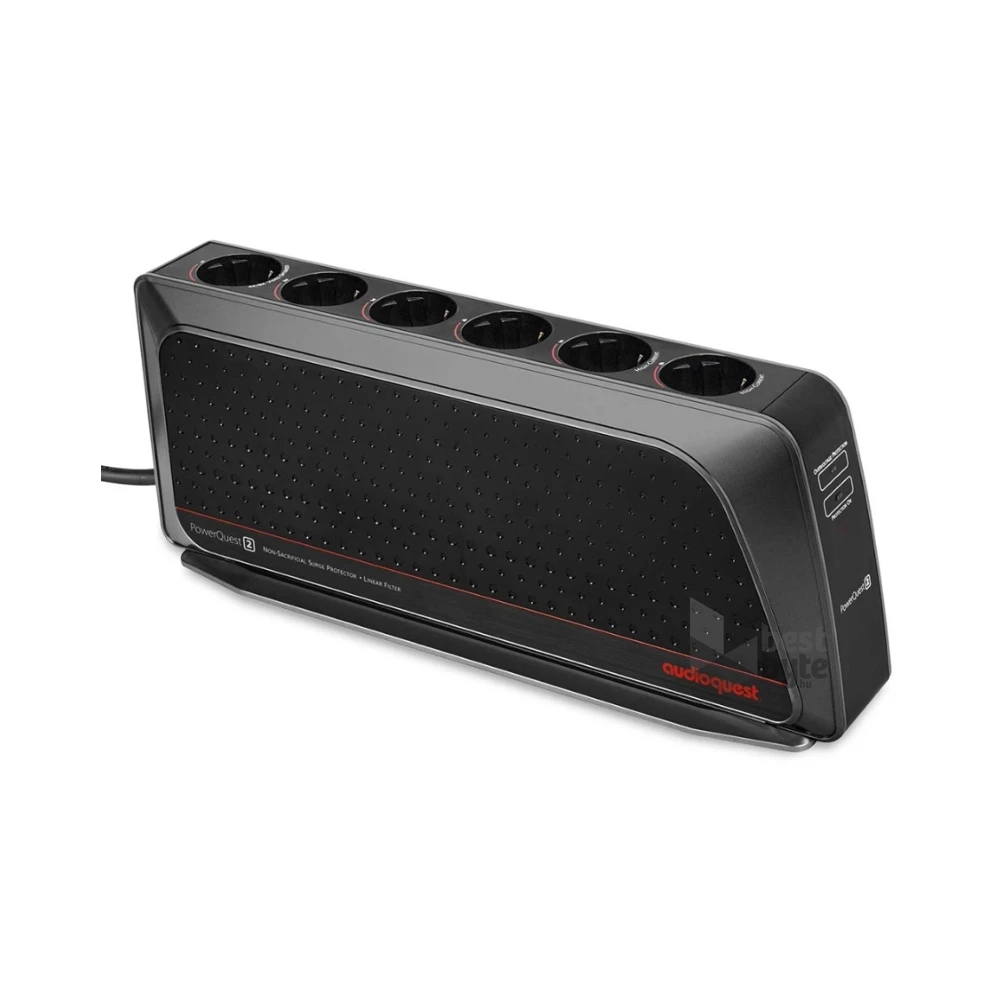 AudioQuest PowerQuest PQ-2 6db 230V Schuko/2db USB túláramvédő és hálózati szűrő