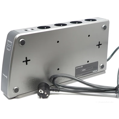 AudioQuest PowerQuest PQ-3 8db 230V Schuko/4db USB túláramvédő és hálózati szűrő