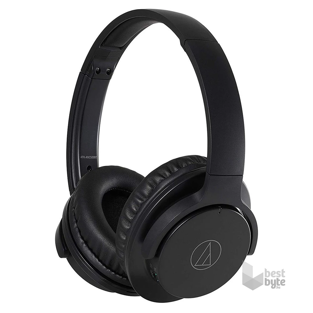 Audio-Technica ATH-ANC500BT Bluetooth aktív zajcsökkentős fekete fejhallgató
