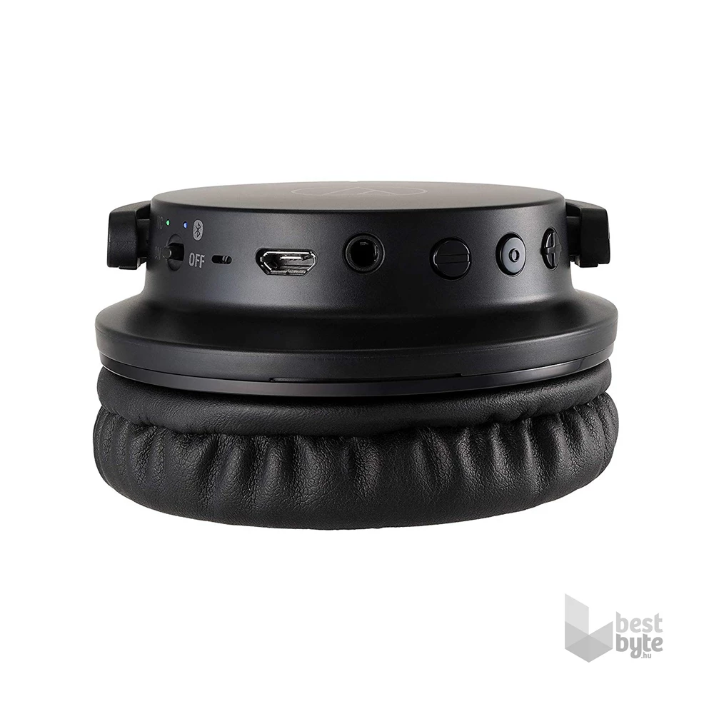 Audio-Technica ATH-ANC500BT Bluetooth aktív zajcsökkentős fekete fejhallgató