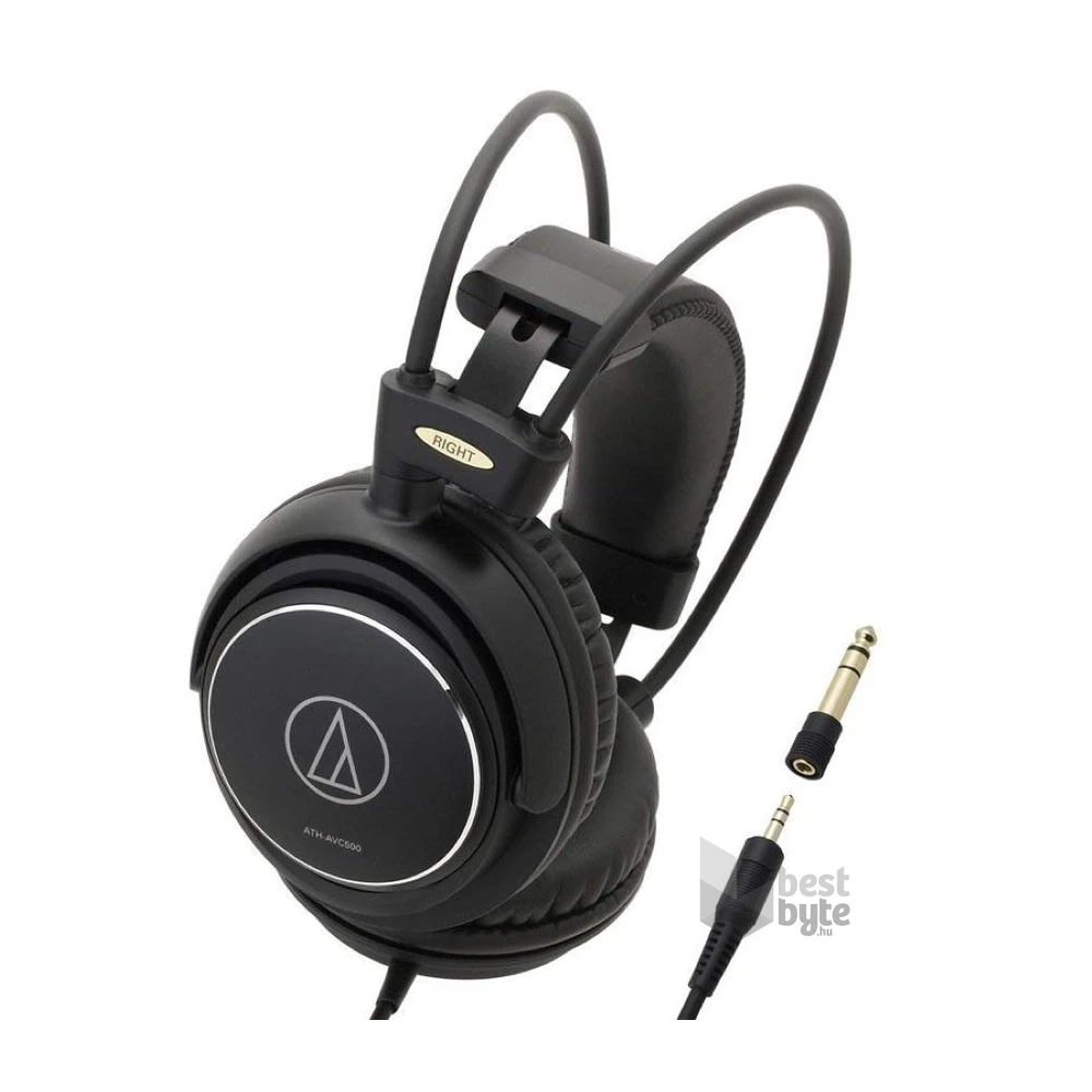 Audio-Technica ATH-AVC500 fekete fejhallgató