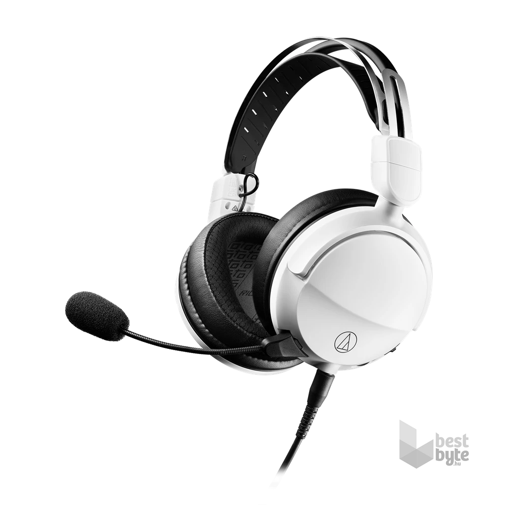 Audio-Technica ATH-GL3WH zárt Hifi fehér gamer headset