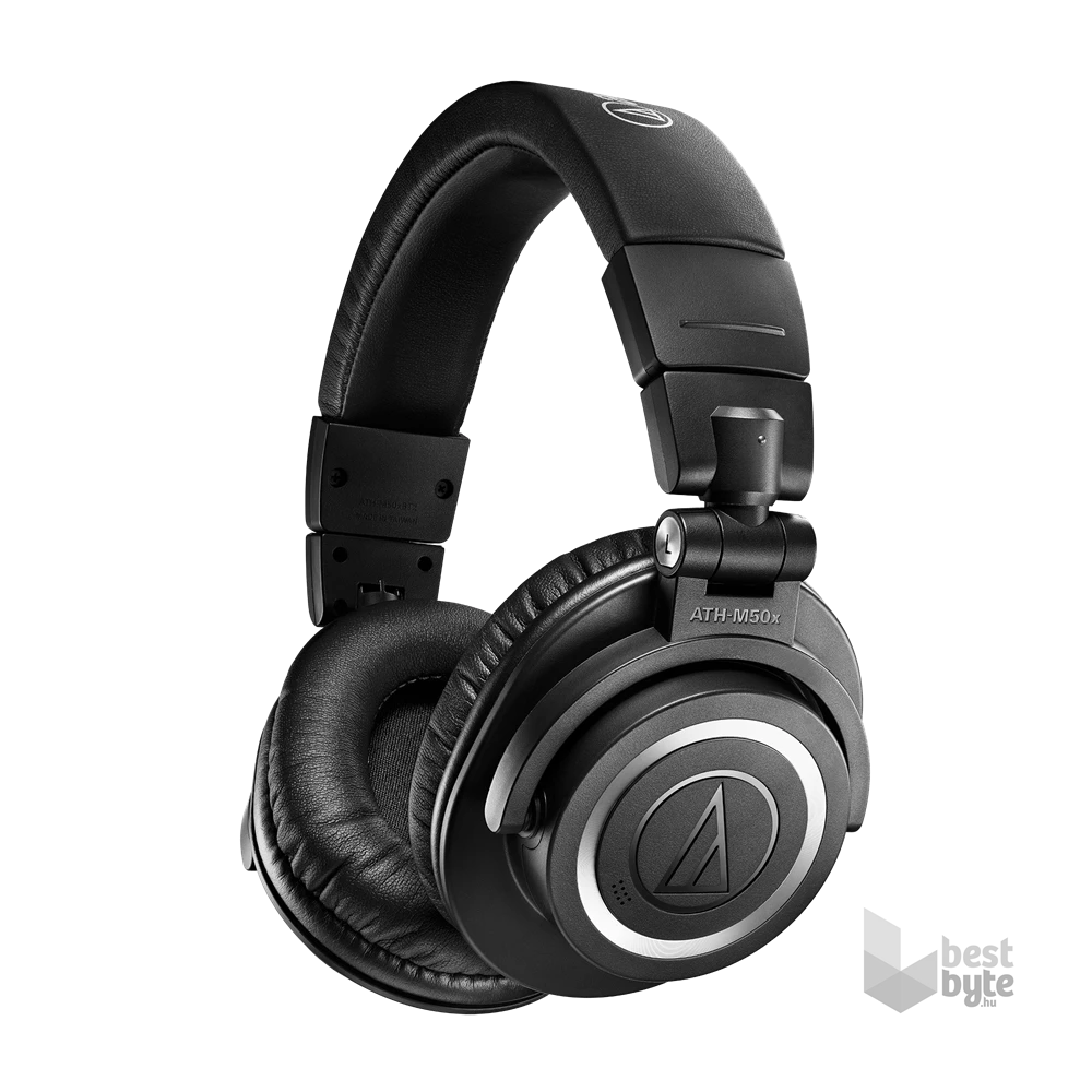 Audio-Technica ATH-M50XBT2 Bluetooth stúdió minőségű fekete fejhallgató