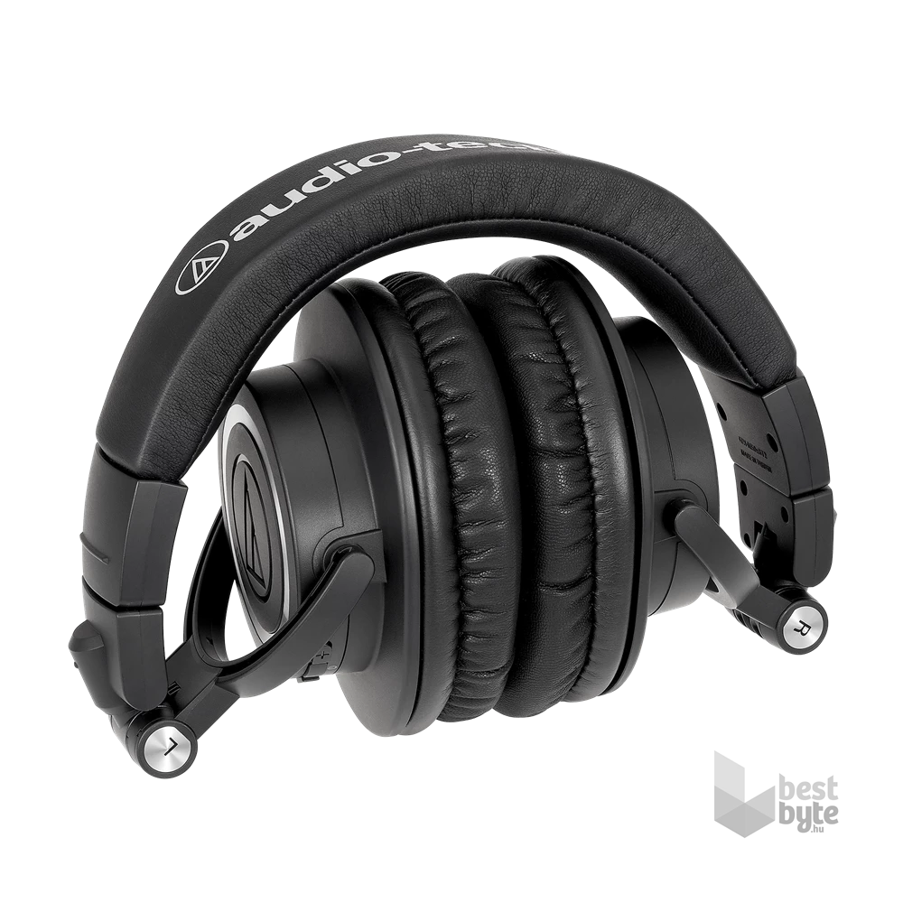 Audio-Technica ATH-M50XBT2 Bluetooth stúdió minőségű fekete fejhallgató