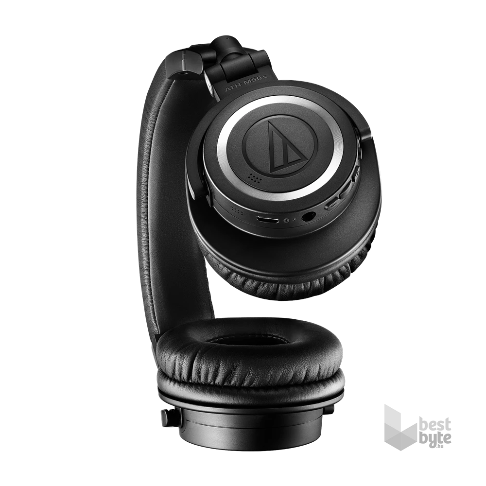 Audio-Technica ATH-M50XBT2 Bluetooth stúdió minőségű fekete fejhallgató