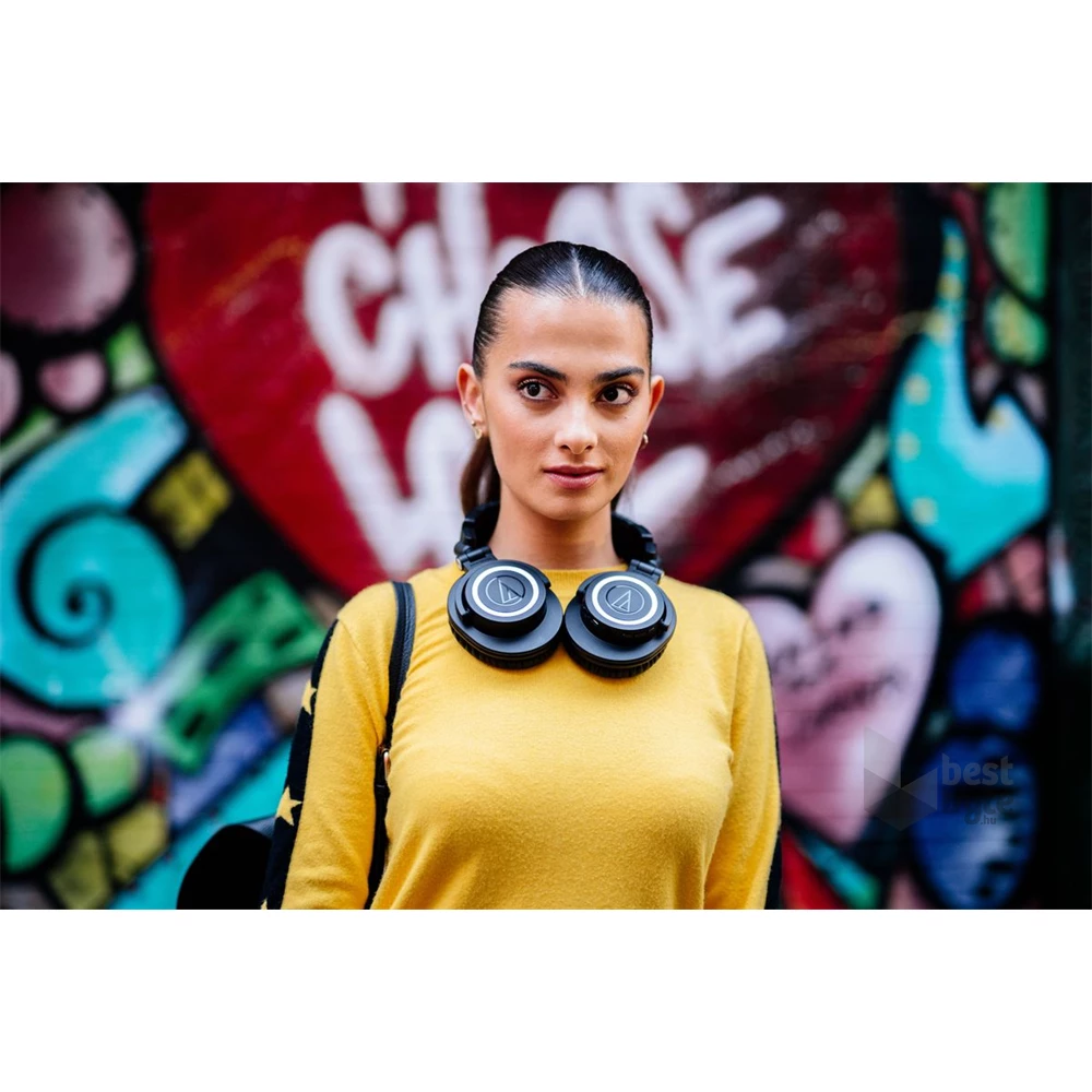 Audio-Technica ATH-M50XBT Bluetooth fekete mikrofonos fejhallgató